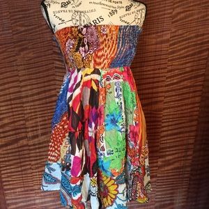 Patchwork Print Sundress